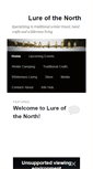 Mobile Screenshot of lureofthenorth.com